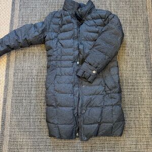 Lands' End Women's Charcoal Puffer Jacket